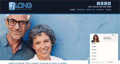 Desktop Screenshot of longfamilyeyecare.com
